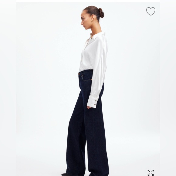 Madewell The Perfect Vintage Wide-Leg Jean: Softdrape Denim Edition - Picture 3 of 12